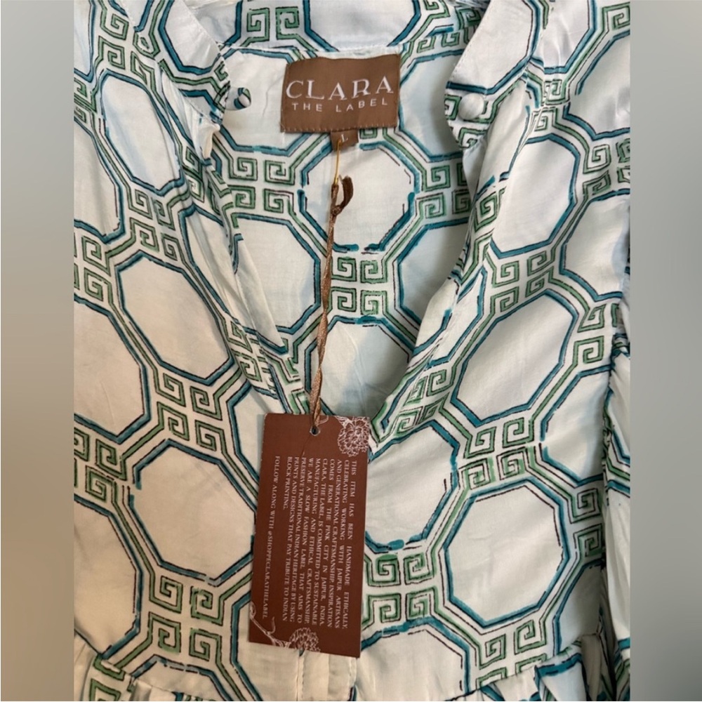 CLARA THE LABEL print Long Sleeve Dress - Picture 4 of 4